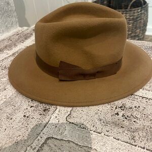 J. Crew Western hat with grosgrain trim 100% Wool- New with tag